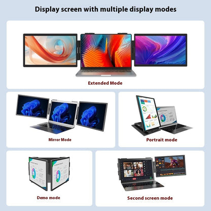 LYXOS® Workstation Pro | 14" Triple Screen Laptop Extender for Productivity