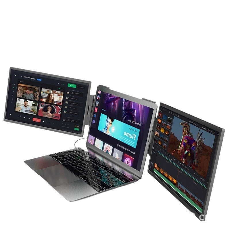 LYXOS® Workstation Pro | 14" Triple Screen Laptop Extender for Productivity